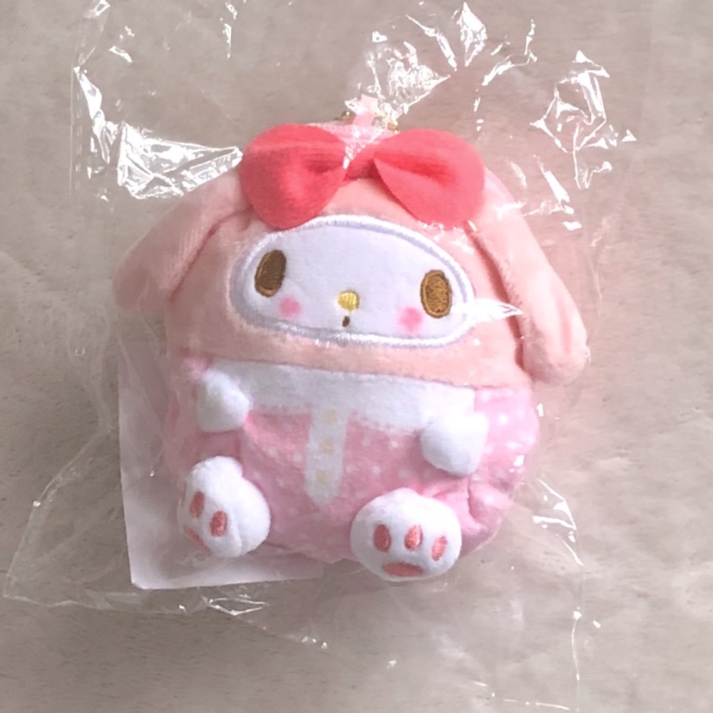 Kawaii My Melody Plush Purse Keychain
